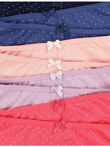 TupTam Mädchen Slips mit Aufdruck 10er Pack in rosa/blau