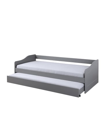 ebuy24 Bett Malsu Grau 208 x 97 cm