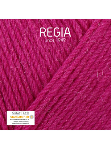 Regia Handstrickgarne 4-fädig Uni, 50g in Fuchsia