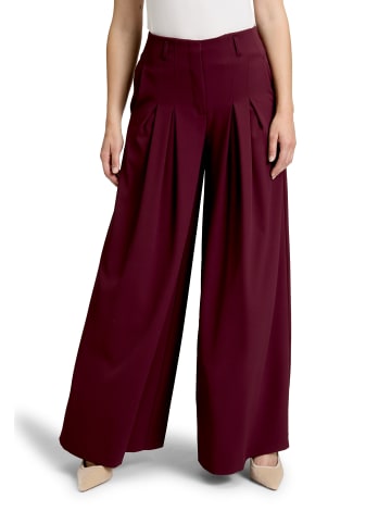 Vera Mont Anzughose mit Bundfalten in Deep Dahlia