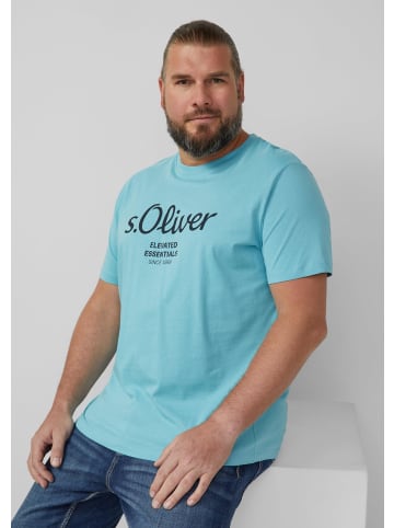 s.Oliver T-Shirt in 66D1_türkisblau