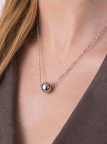 PURELEI Kette Minimalist Orb Silber