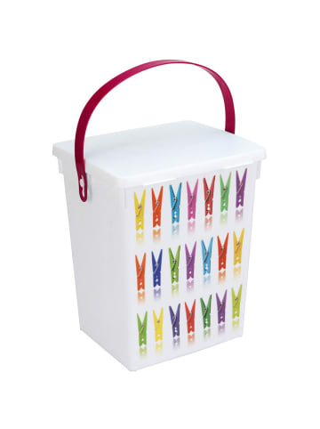Storage Solutions Wäscheklammernbox in weiß