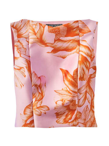SWING Blusentop in rosa orange - 0001