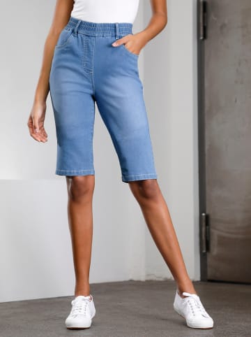 Sieh an! Jeansbermudas in blue-bleached