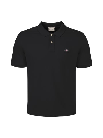 Gant Poloshirt Reg Shield SS Pique in schwarz