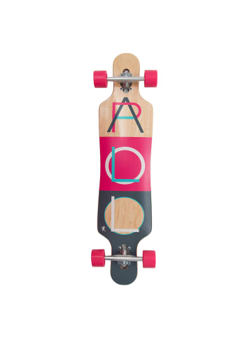 Apollo Twin Tip DT Longboard " Fidji " in holz/pink/schwarz