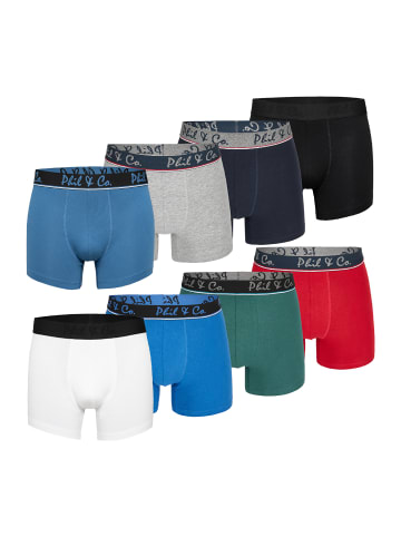 Phil & Co. Berlin  Retroshorts 8-Pack Jersey in Multicolor 4