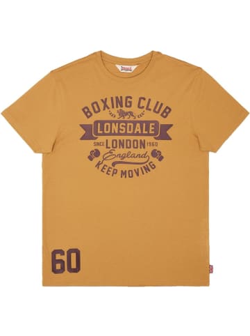 Lonsdale T-Shirt "Gruting" in Gelb
