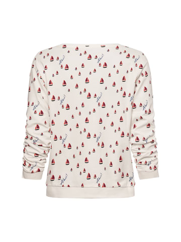 Franco Callegari Sweatshirt in weiß rot