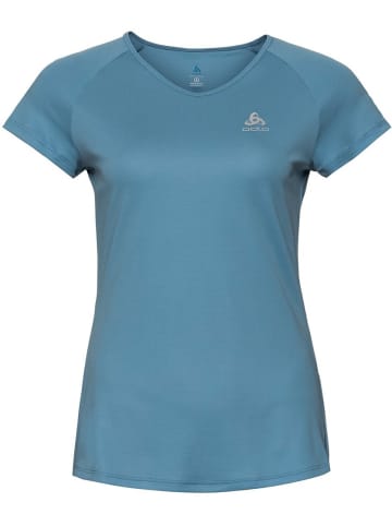 Odlo Shirt "Bl Top Crew Neck S/S Ceramicool" in Blau