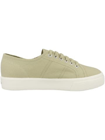 Superga Sneaker low 2730 Cotu Mid Platform in gruen