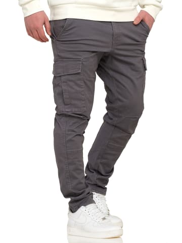 SOUL STAR Cargohose - SPBRADES Chino Jeans Hose Stoffhose in Dark Grey