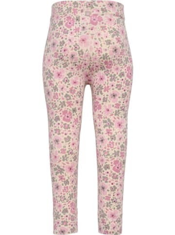 Hummel Kinder Leggings "Mini Flower Aop Tights" in Pink