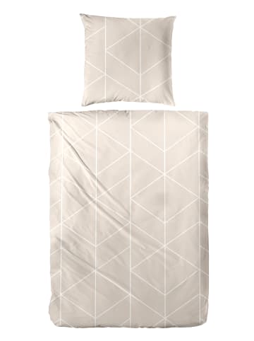 Hahn Haustextilien Bettwäsche Mako Satin in beige 2