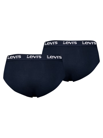 Levis 2er Pack Repeat Logo Briefs in Navy