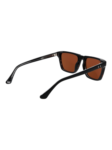 Web Männer Sonnenbrille Quadratisch Schwarz