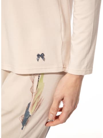 SHORT STORIES Langarmshirt in Gemustert Creme