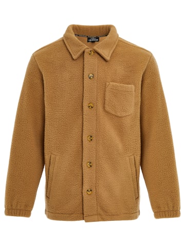 Threadbare Hemdjacke THB Fleece Button Through Borg Alfred in camel_Borg