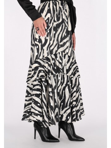 faina Damen Rock in Schwarz Weiss