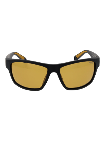 Polaroid Unisex Sonnenbrille Rechtwinklig Schwarz