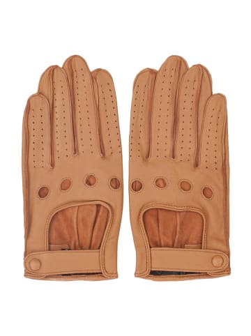 Wittchen Leder Handschuhe in Hellbraun in Beige