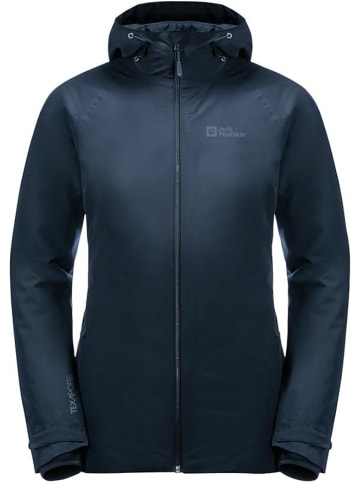 Jack Wolfskin Funktionsjacke, Regenjacke GLAABACH 3IN1 JKT in Blau