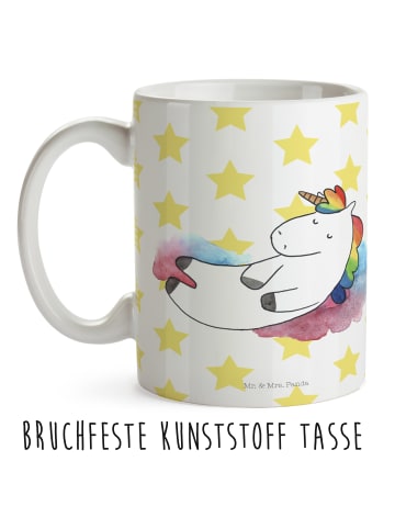 Mr. & Mrs. Panda Kindertasse Einhorn Wolke 7 ohne Spruch in Weiß