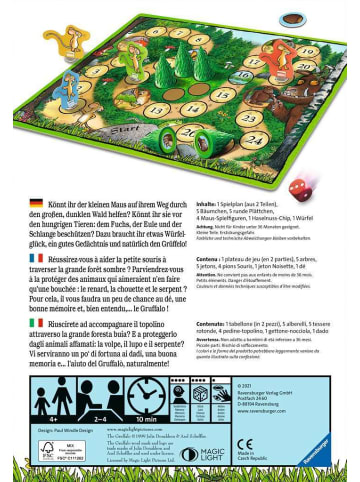 Ravensburger Laufspiel Wo ist der Grüffelo? - Kinderspiel ab 4 Jahre 4-8 Jahre in bunt