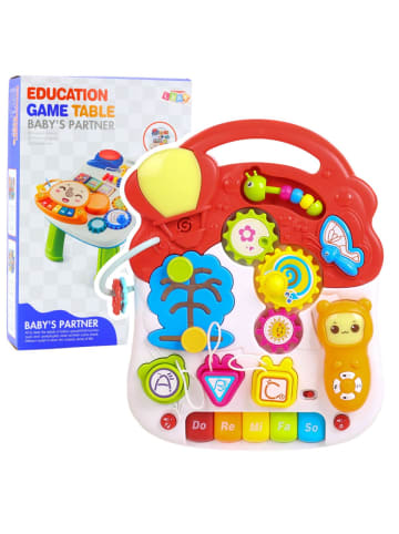 Wisam® Interaktiver Lerntisch für Kleinkinder, Lichter und Geräusche, bunt