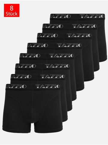 Tazzio Tazzio Herren Boxershorts 8er Pack BS1000 (Schwarz, L)
