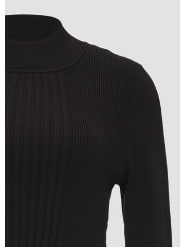 comma CI Strickpullover langarm in Schwarz