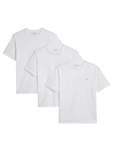 Marc O'Polo T-Shirt 3er Pack in Weiß