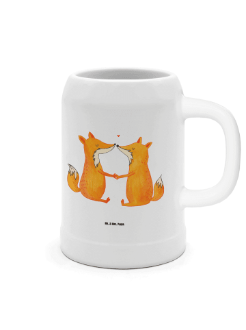 Mr. & Mrs. Panda Humpen Füchse Liebe ohne Spruch in Weiß