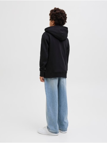 JACK & JONES Junior Kapuzenpullover in Black