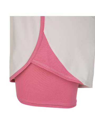 Under Armour 2-in-1-Shorts Fly By Elite 2-in-1 in rosa / beige