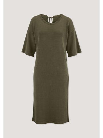 Hessnatur Hessnatur Strick Kleid Relaxed aus Leinen mit Bio-Baumwolle und LENZING™ ECOVERO™ in goldoliv