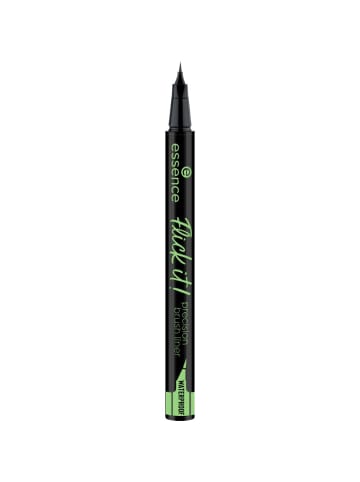 essence Eyeliner Flick it! Wasserfester Präzisions-Eyeliner mit Pinsel 0.5 ml