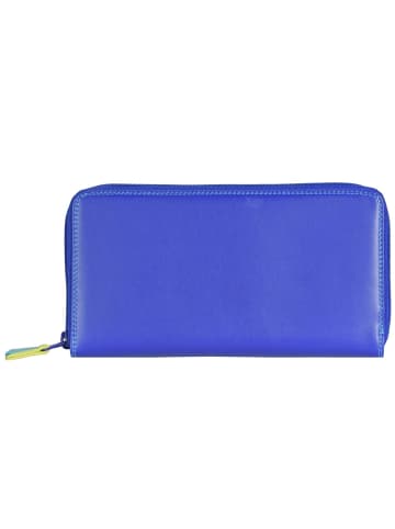 MYWALIT Large Double Zip Around Purse Geldbörse Leder 18 cm seascape