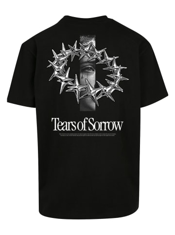 Mister Tee Mister Tee Tears of Sorrow Heavy Oversize Tee in black