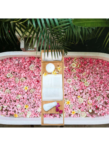 HOMCOM Badewannenablage-Modell3-Naturholz