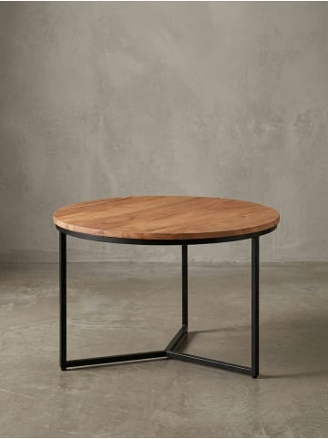 KADIMA DESIGN Couchtisch | Akazie/Metall, 60x60x38cm, Premium