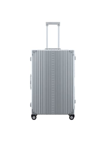 Aleon Traveler Macro 4-Rollen Trolley 77 cm mit Kleidersack in platinum
