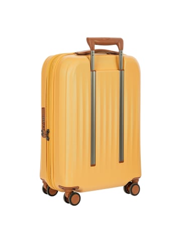 BRIC`s Taormina 4 Rollen Trolley S 57 cm mit Dehnfalte in honey