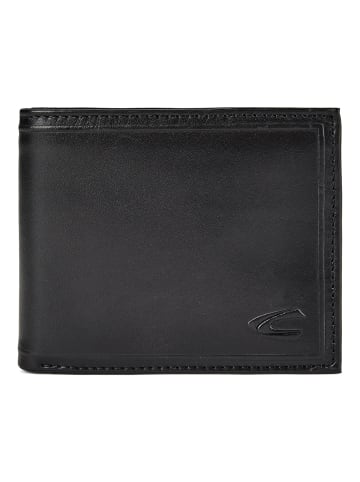 Wood Geldbörse RFID Schutz Leder 10.5 cm black