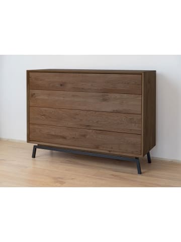 Feldmann-Wohnen Kommode Modern Loft Eiche Tabak 121 / 45 / 90cm