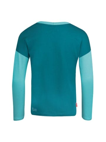 Trollkids Longsleeve "Preikestolen" in Marineblau/Beere