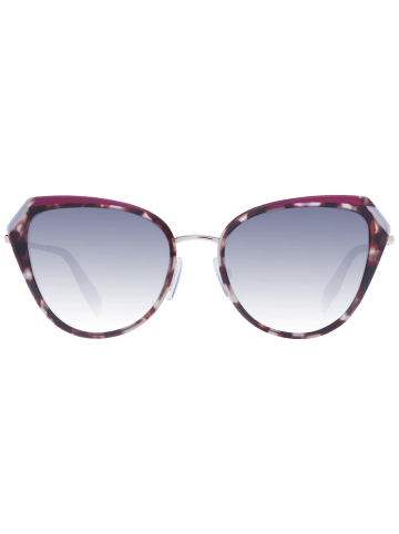Bulget Frauen Sonnenbrille Katzenauge Rot