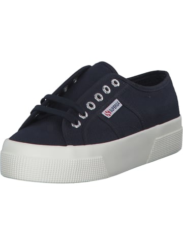 Superga Schnürschuhe in navy favorio