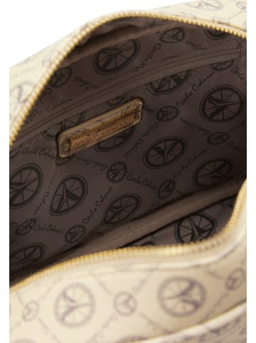 Carlo Colucci Kosmetiktasche Cozzio in Creme
